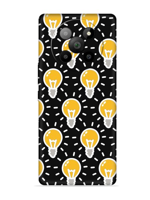 Light Bulb Seamless Embossed Soft Silicone Case for Lava Agni 2 (5G)