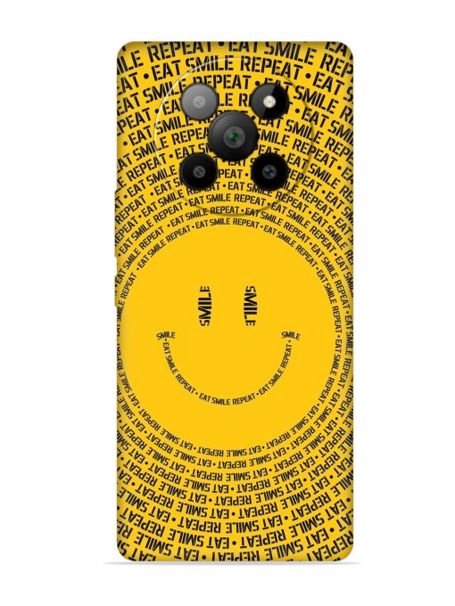 Smiley Embossed Soft Silicone Case for Lava Agni 2 (5G) Zapvi