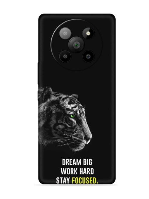 Dream Big Work Hard Embossed Soft Silicone Case for Lava Agni 2 (5G) Zapvi