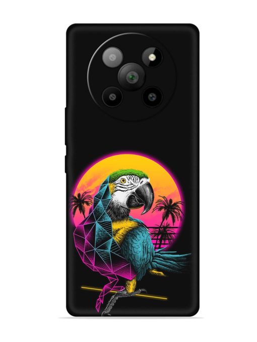 Rad Parrot Embossed Soft Silicone Case for Lava Agni 2 (5G) Zapvi