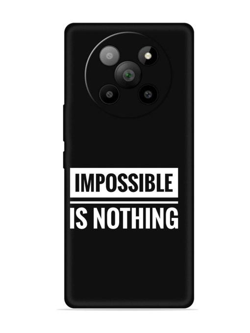 Impossible Is Nothing Embossed Soft Silicone Case for Lava Agni 2 (5G)