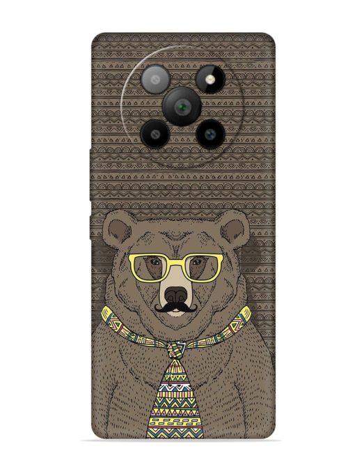 Grizzly Bear Embossed Soft Silicone Case for Lava Agni 2 (5G)