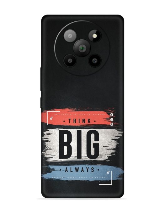 Think Big Always Embossed Soft Silicone Case for Lava Agni 2 (5G) Zapvi