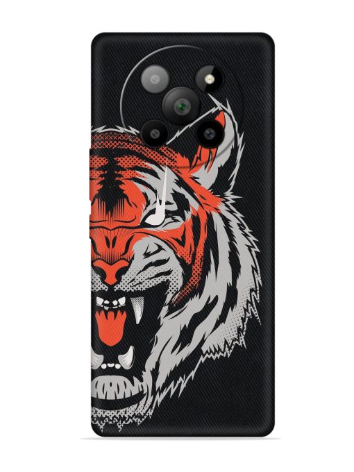 Tiger Aggression Embossed Soft Silicone Case for Lava Agni 2 (5G) Zapvi