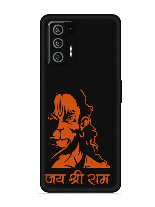 Angry Hanuman Embossed Soft Silicone Case for Lava Agni (5G) Zapvi