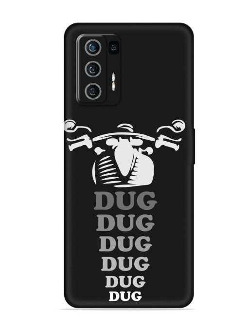 Dug Dug Dug Embossed Soft Silicone Case for Lava Agni (5G) Zapvi