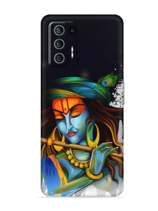 Krishna Art Embossed Soft Silicone Case for Lava Agni (5G) Zapvi