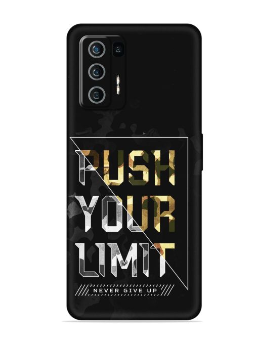 Push Your Limits Embossed Soft Silicone Case for Lava Agni (5G) Zapvi