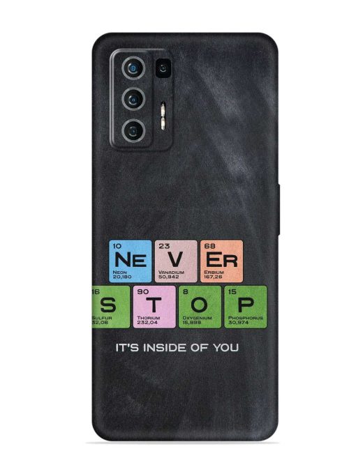 Never Stop It'S Inside Of You Embossed Soft Silicone Case for Lava Agni (5G) Zapvi