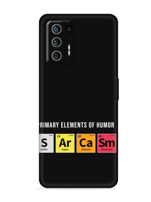 Primary Elements Humor Embossed Soft Silicone Case for Lava Agni (5G) Zapvi