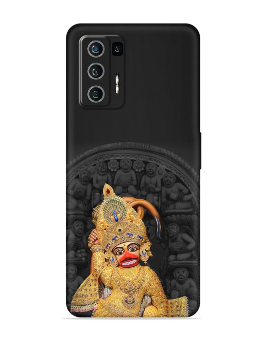 Indian Gold Hanuman Embossed Soft Silicone Case for Lava Agni (5G)