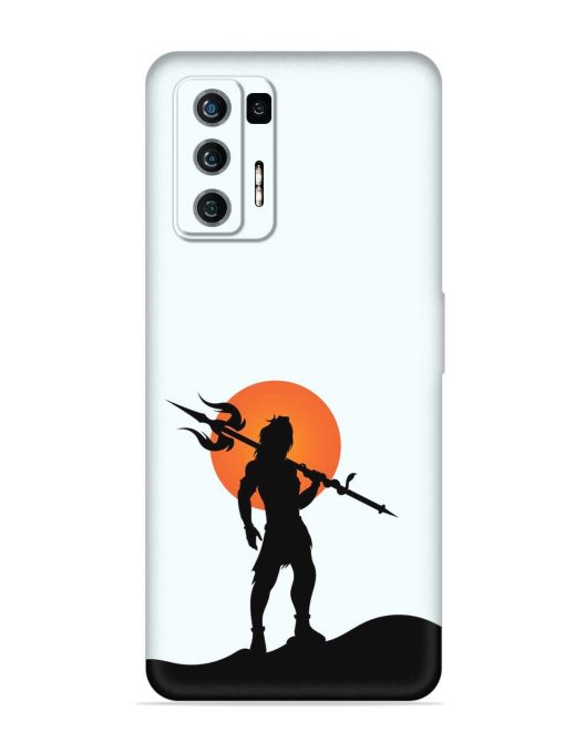 Lord Mahadev Trendy Embossed Soft Silicone Case for Lava Agni (5G)