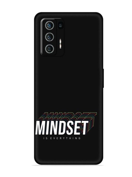 Mindset Everything Slogan Embossed Soft Silicone Case for Lava Agni (5G) Zapvi