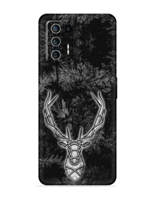 Ancient Deer Embossed Soft Silicone Case for Lava Agni (5G) Zapvi