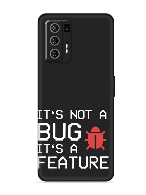 Not Bug Feature Embossed Soft Silicone Case for Lava Agni (5G)