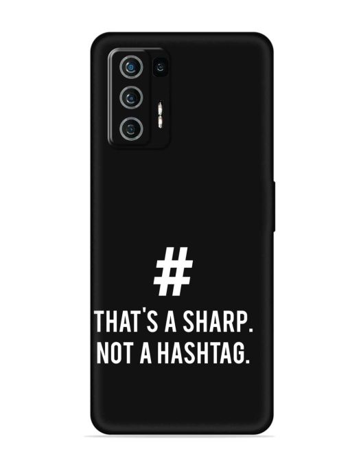 Thats Sharp Not Embossed Soft Silicone Case for Lava Agni (5G) Zapvi