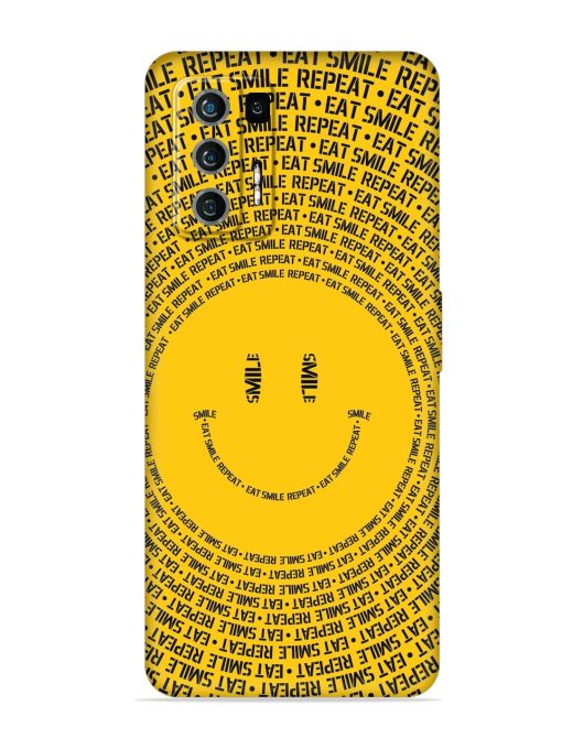 Smiley Embossed Soft Silicone Case for Lava Agni (5G)