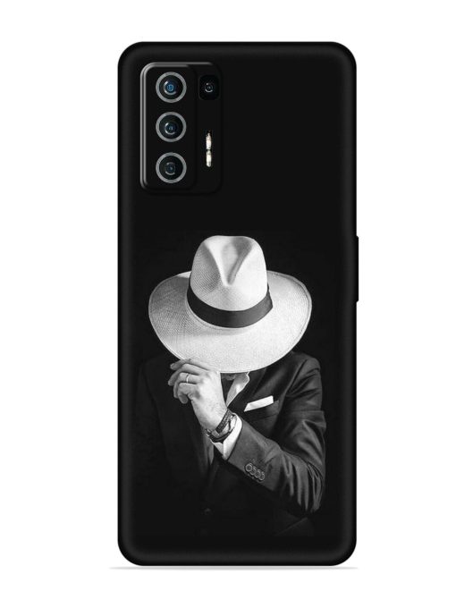 Men Under Hat Embossed Soft Silicone Case for Lava Agni (5G) Zapvi