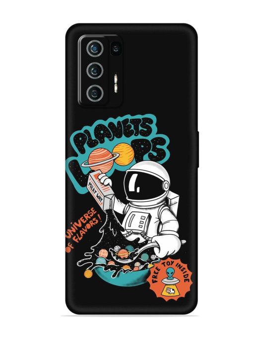 Planets Loop Embossed Soft Silicone Case for Lava Agni (5G) Zapvi