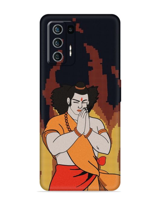 Shree Ram Vector Embossed Soft Silicone Case for Lava Agni (5G)