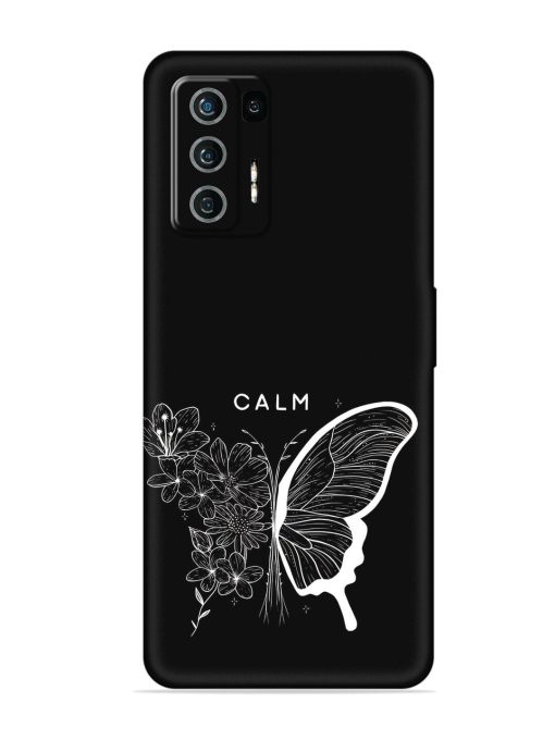 Calm Embossed Soft Silicone Case for Lava Agni (5G) Zapvi