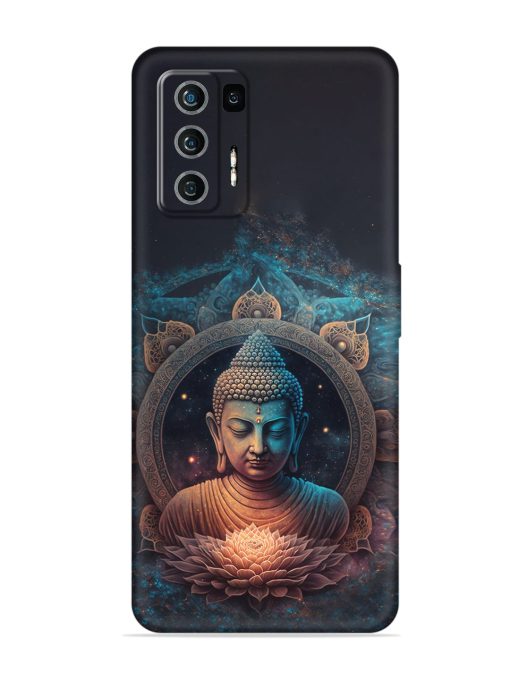 Gautam Buddha Embossed Soft Silicone Case for Lava Agni (5G) Zapvi