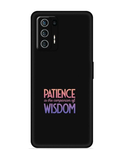 Patience Is The Embossed Soft Silicone Case for Lava Agni (5G) Zapvi