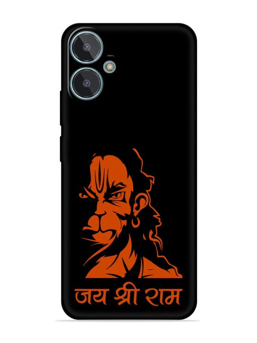 Angry Hanuman Embossed Soft Silicone Case for Lava Blaze 2 Zapvi