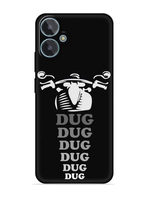 Dug Dug Dug Embossed Soft Silicone Case for Lava Blaze 2 Zapvi