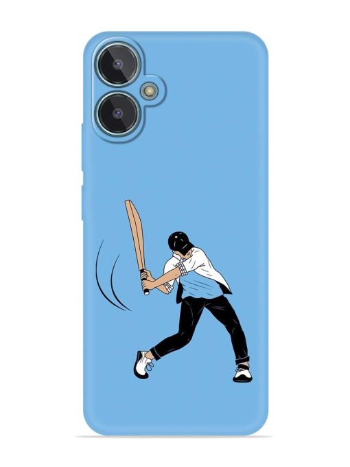 Cricket Gully Boy Embossed Soft Silicone Case for Lava Blaze 2 Zapvi