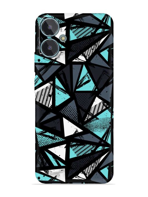 Abstract Seamless Embossed Soft Silicone Case for Lava Blaze 2 Zapvi