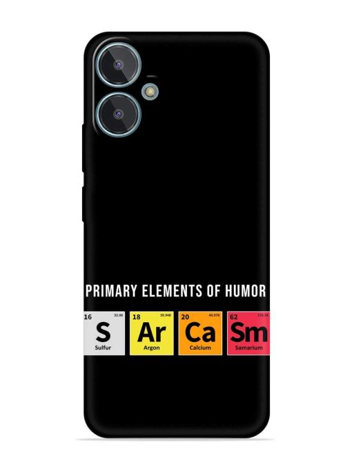 Primary Elements Humor Embossed Soft Silicone Case for Lava Blaze 2 Zapvi