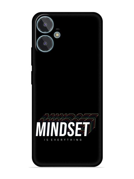 Mindset Everything Slogan Embossed Soft Silicone Case for Lava Blaze 2 Zapvi