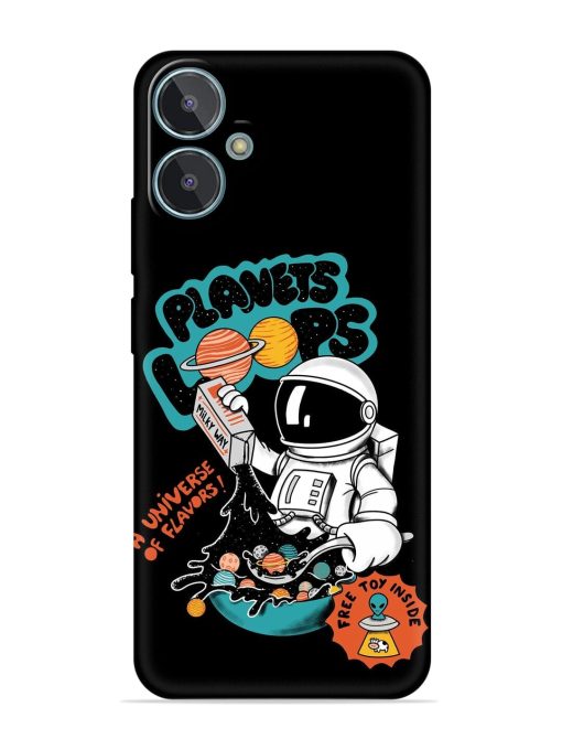 Planets Loop Embossed Soft Silicone Case for Lava Blaze 2 Zapvi