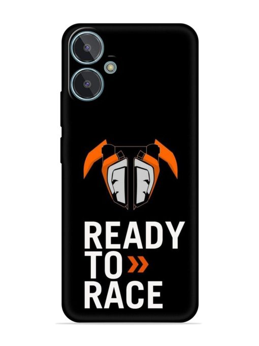 Ready To Race Embossed Soft Silicone Case for Lava Blaze 2