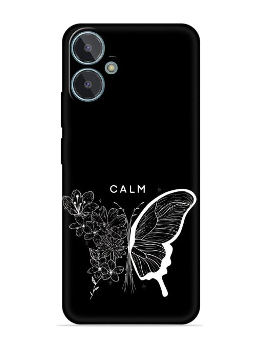 Calm Embossed Soft Silicone Case for Lava Blaze 2 Zapvi