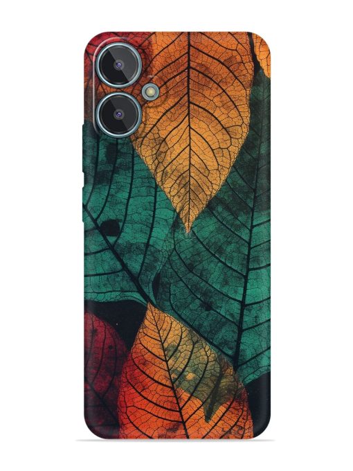 Leaves Artwork Embossed Soft Silicone Case for Lava Blaze 2 Zapvi