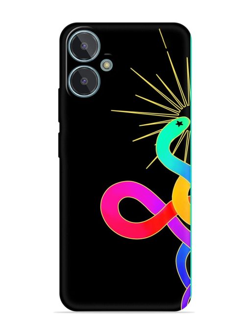 Art Geometric Abstraction Embossed Soft Silicone Case for Lava Blaze 2