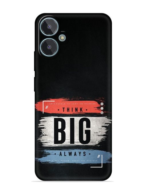 Think Big Always Embossed Soft Silicone Case for Lava Blaze 2 Zapvi