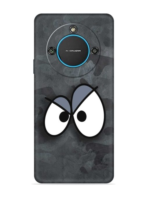 Big Eyes Night Mode Embossed Soft Silicone Case for Lava Blaze 2 (5G) Zapvi