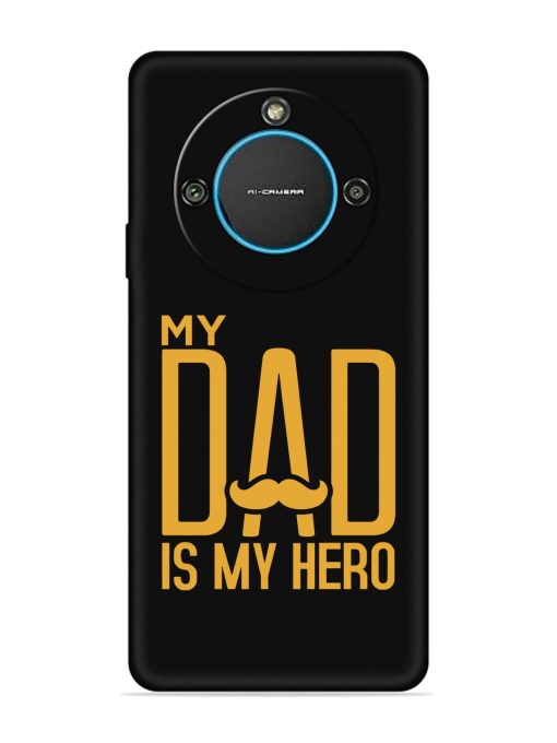 My Dad Is My Hero Embossed Soft Silicone Case for Lava Blaze 2 (5G) Zapvi