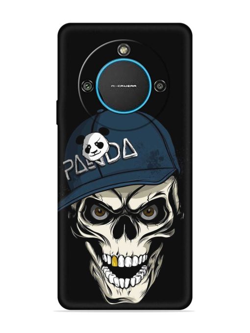 Panda Skull Embossed Soft Silicone Case for Lava Blaze 2 (5G) Zapvi