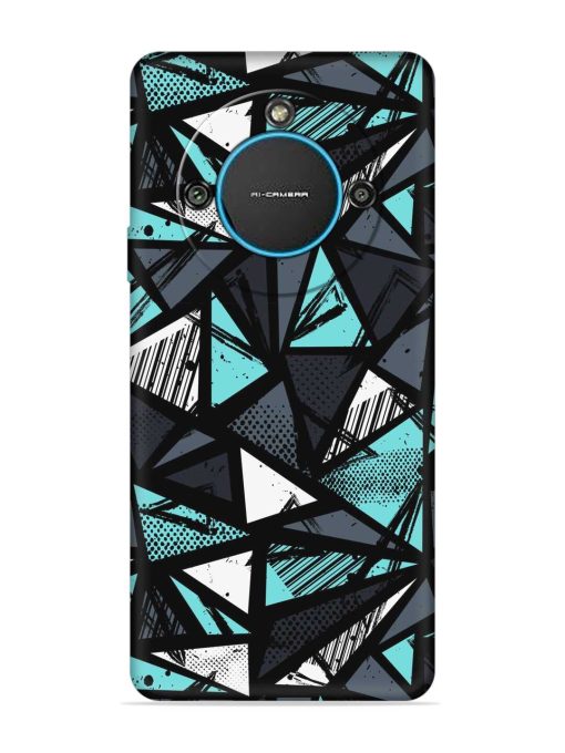 Abstract Seamless Embossed Soft Silicone Case for Lava Blaze 2 (5G) Zapvi