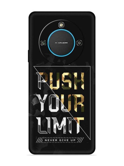 Push Your Limits Embossed Soft Silicone Case for Lava Blaze 2 (5G) Zapvi