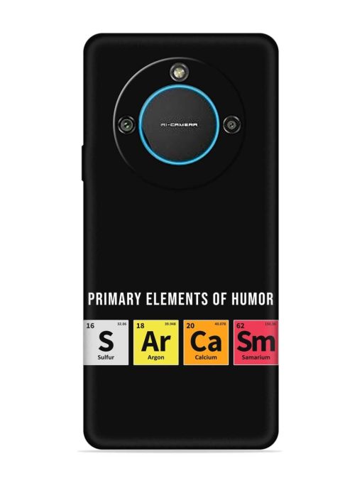 Primary Elements Humor Embossed Soft Silicone Case for Lava Blaze 2 (5G) Zapvi