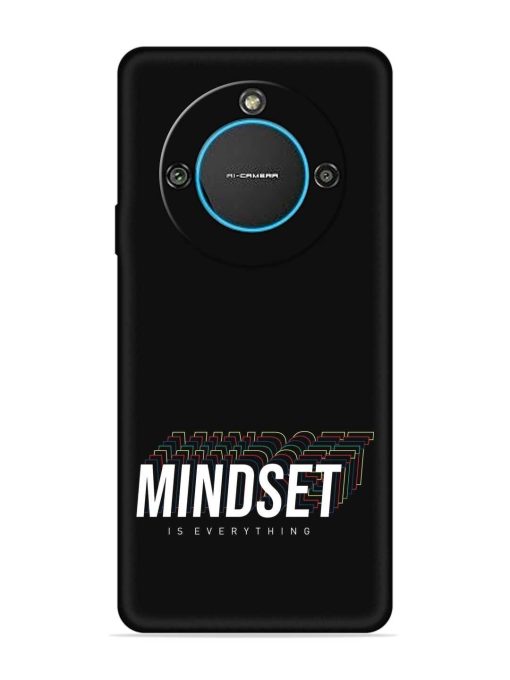 Mindset Everything Slogan Embossed Soft Silicone Case for Lava Blaze 2 (5G) Zapvi