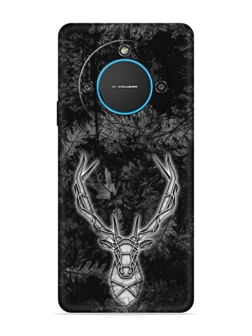 Ancient Deer Embossed Soft Silicone Case for Lava Blaze 2 (5G) Zapvi