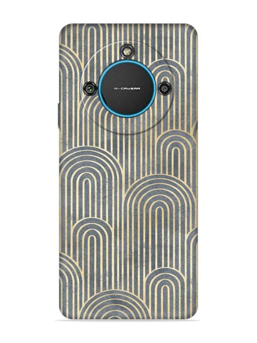 Art Deco Style Embossed Soft Silicone Case for Lava Blaze 2 (5G) Zapvi