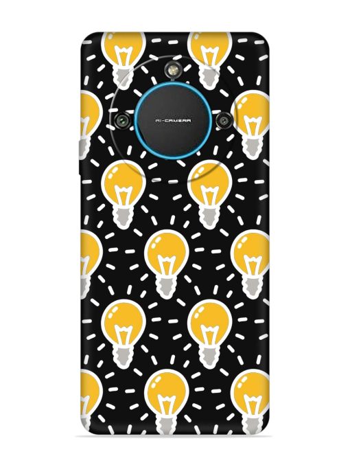 Light Bulb Seamless Embossed Soft Silicone Case for Lava Blaze 2 (5G)