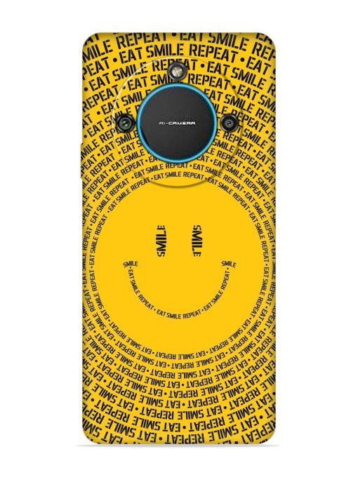 Smiley Embossed Soft Silicone Case for Lava Blaze 2 (5G) Zapvi